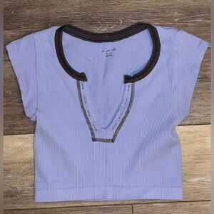 Out From Under Ribbed Crop Top Size XS/Small